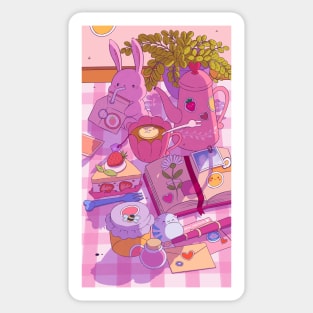 Bunny (evening tea) Sticker